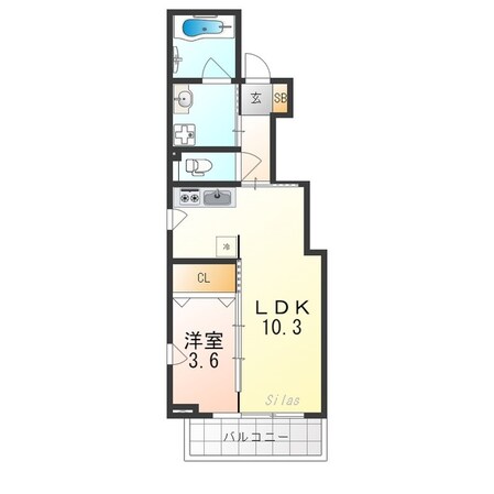 Ｒ.北車屋町の物件間取画像